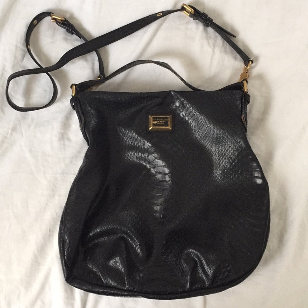 Marc by Marc Jacobs Black Hobo Crossbody Bag